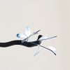 Broche de Mariposa de Terciopelo Hechos a Mano con Seda de Morera Handmade Velvet Butterfly Brooch with Mulberry Silk