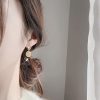 Brincos de Jade com Pingente Sorte Jade Luck Drop Earrings