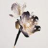 Broche de Flor Artesanal de Seda de Morera Mulberry Silk Handmade Flower Brooch