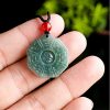 Collar con colgante de jade natural Yin Yang Feng Shui Natural Jade Yin Yang Feng Shui Pendant Necklace