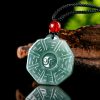 Collar con colgante de jade natural Yin Yang Feng Shui Natural Jade Yin Yang Feng Shui Pendant Necklace