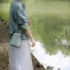 حقيبة سلسلة لؤلؤ مطرزة على الطراز الصيني العتيق Retro Chinese Embroidery Pearl Chain Bag