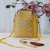 حقيبة سلسلة لؤلؤ مطرزة على الطراز الصيني العتيق Retro Chinese Embroidery Pearl Chain Bag