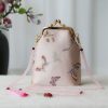 حقيبة سلسلة لؤلؤ مطرزة على الطراز الصيني العتيق Retro Chinese Embroidery Pearl Chain Bag