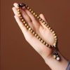 Pulseira Terapêutica de Sândalo Verde e Sementes de Bodhi Sandalwood Bodhi Seed Soothing Meditation Bracelet