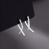 Anting Anting Lingkaran Keberuntungan Geometris Tibet Tibetan Geometric Cross Luck Hoop Earrings