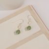 Aretes de Jade y Perla con Plata 925: Sabiduría Ancestral 925 Silver Jade Pearl Wisdom Earrings