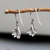 Aretes de Flor de Loto en Plata 925 925 Silver Lotus Flower Earrings