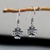 Aretes de Flor de Loto en Plata 925 925 Silver Lotus Flower Earrings