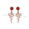 أقراط فضة عيار 925، سنة الأفعى المباركة 925 Silver Year of the Snake Blessing Earrings