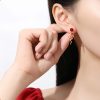 أقراط فضة عيار 925، سنة الأفعى المباركة 925 Silver Year of the Snake Blessing Earrings