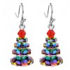اقراط حجر العقيق الأرجواني العلاجية المتدلية Amethyst Healing Drop Earrings