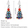 اقراط حجر العقيق الأرجواني العلاجية المتدلية Amethyst Healing Drop Earrings