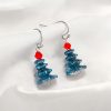 اقراط حجر العقيق الأرجواني العلاجية المتدلية Amethyst Healing Drop Earrings