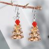 اقراط حجر العقيق الأرجواني العلاجية المتدلية Amethyst Healing Drop Earrings