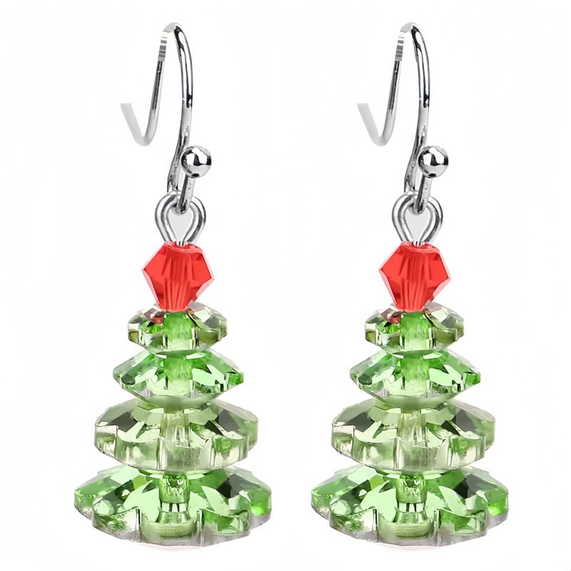 اقراط حجر العقيق الأرجواني العلاجية المتدلية Amethyst Healing Drop Earrings