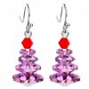 اقراط حجر العقيق الأرجواني العلاجية المتدلية Amethyst Healing Drop Earrings