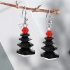 اقراط حجر العقيق الأرجواني العلاجية المتدلية Amethyst Healing Drop Earrings