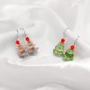 اقراط حجر العقيق الأرجواني العلاجية المتدلية Amethyst Healing Drop Earrings