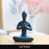 Figurilla Cerámica Abstracta de Meditación Yoga Ceramic Abstract Yoga Meditation Figurine