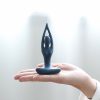 Figurilla Cerámica Abstracta de Meditación Yoga Ceramic Abstract Yoga Meditation Figurine