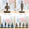 Figurilla Cerámica Abstracta de Meditación Yoga Ceramic Abstract Yoga Meditation Figurine