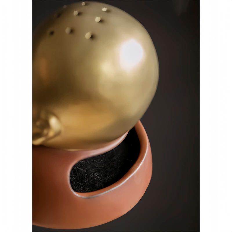 Quemador de Incienso de Buda Ríe de Arcilla Tibetano Clay Tibetan Laughing Buddha Incense Burner