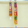 Arte Mural de Loto Colorido con Símbolos Auspiciosos Colorful Lotus Wall Art with Auspicious Symbols