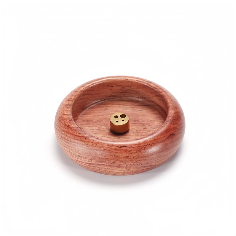 Quemador de Incienso Miniatura de Ébano y Palo de Rosa Ebony & Rosewood Mini Incense Burner