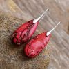أقراط الشفاء بحجر الإمبراطور Emperor Stone Healing Earrings