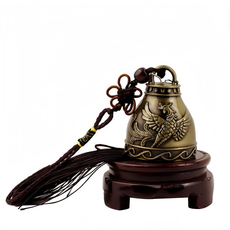 Campana de Viento Feng Shui Buda Koi Fish Feng Shui Buddha Koi Fish Wind Chime Bell