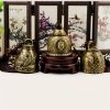 Campana de Viento Feng Shui Buda Koi Fish Feng Shui Buddha Koi Fish Wind Chime Bell