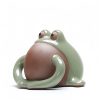 Ranas de la Fortuna Feng Shui de Cerámica Feng Shui Wealth Frog Ceramic Decoration