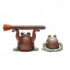 Ranas de la Fortuna Feng Shui de Cerámica Feng Shui Wealth Frog Ceramic Decoration