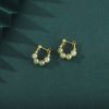 Aretes de Jade de Hetian y Abundancia en Plata 925 Hetian Jade Abundance Earrings in 925 Silver