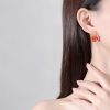 Aretes de Jade de Hetian y Abundancia en Plata 925 Hetian Jade Abundance Earrings in 925 Silver