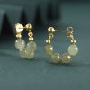 Aretes de Jade de Hetian y Abundancia en Plata 925 Hetian Jade Abundance Earrings in 925 Silver