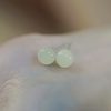 Aretes de Jade con Cuentas de la Suerte Jade Beaded Luck Stud Earrings