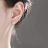 Aretes de Jade con Cuentas de la Suerte Jade Beaded Luck Stud Earrings