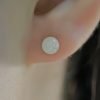 Aretes de Jade con Cuentas de la Suerte Jade Beaded Luck Stud Earrings