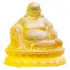 Estatua de Buda Ríe de Cristal Liuli para la Abundancia Liuli Crystal Laughing Buddha Wealth Statue
