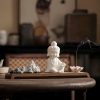 Quemador de Incienso de Loto Kwan Yin de Cerámica Lotus Kwan Yin Ceramic Incense Burner