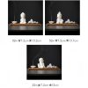 Quemador de Incienso de Loto Kwan Yin de Cerámica Lotus Kwan Yin Ceramic Incense Burner