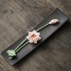 Quemador de Incienso de Loto y Peonía de Cerámica Lotus Peony Ceramic Incense Burner