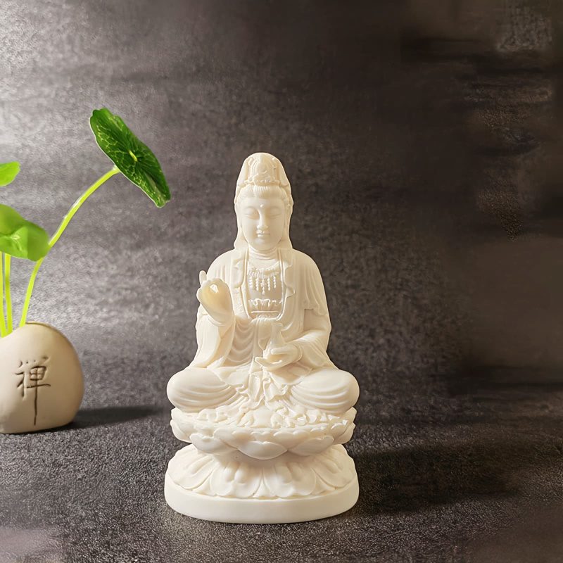 ديكور بوذا تاتاغاتا العاجي المصغر Mini Ivory Tathagata Buddha Decoration
