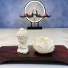 ديكور بوذا تاتاغاتا العاجي المصغر Mini Ivory Tathagata Buddha Decoration