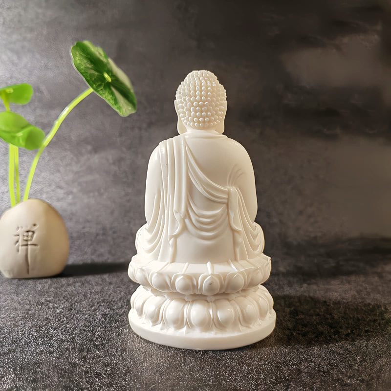 ديكور بوذا تاتاغاتا العاجي المصغر Mini Ivory Tathagata Buddha Decoration