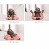 Decoración de Buda Ríe de Arcilla Morada Maitreya Purple Clay Maitreya Laughing Buddha Decoration