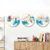 Pegatinas de Arte en Pared de Flor de Loto de PVC PVC Lotus Flower Wall Art Stickers
