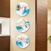 Pegatinas de Arte en Pared de Flor de Loto de PVC PVC Lotus Flower Wall Art Stickers